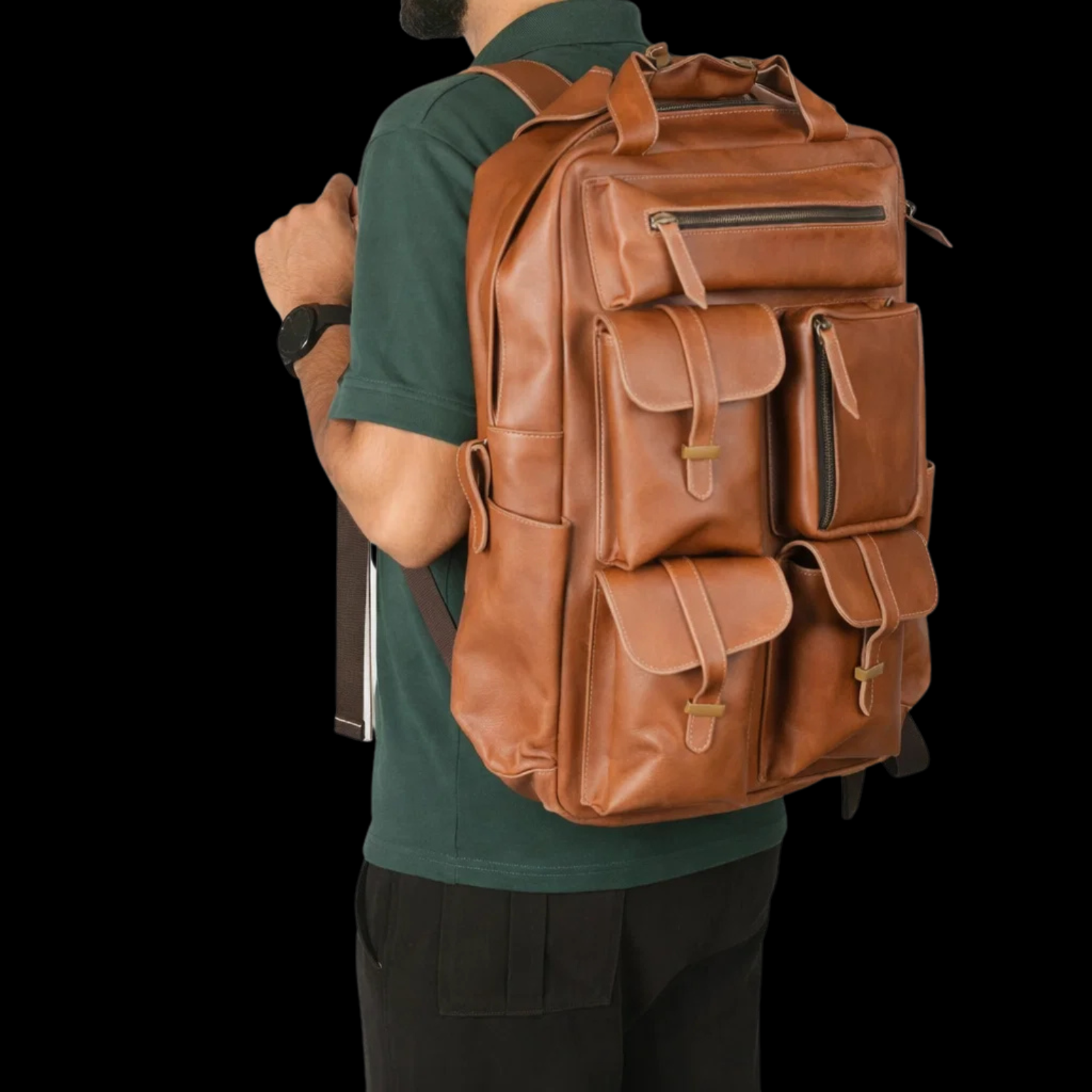 Leather Hush Premium Leather Backpack