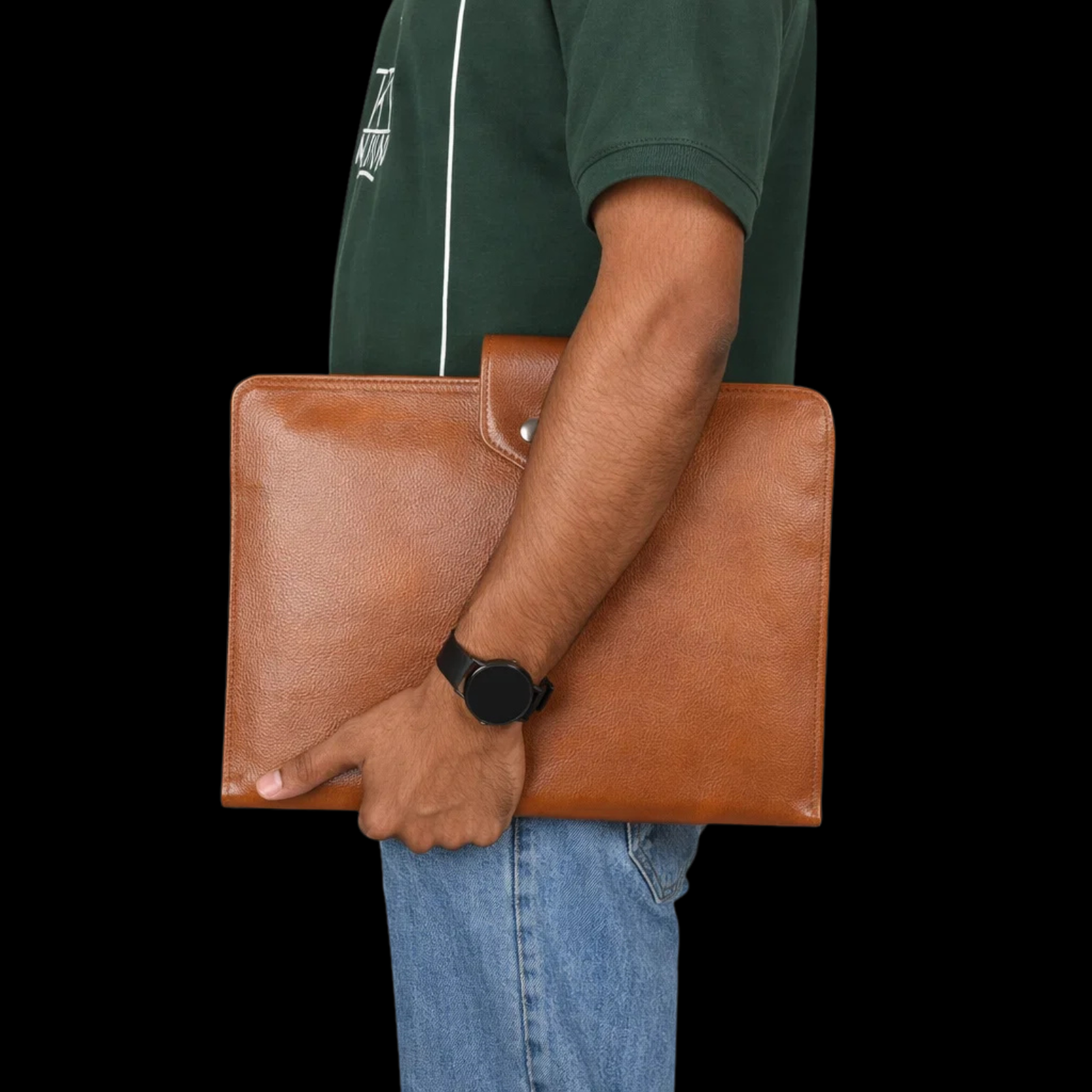 Handcrafted Leather Laptop File