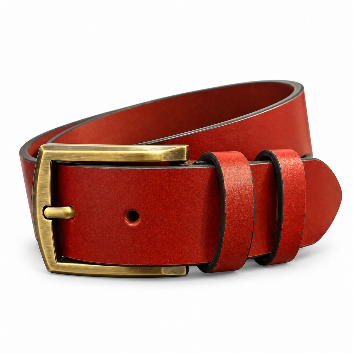 The Valmont Buffalo Leather Belt