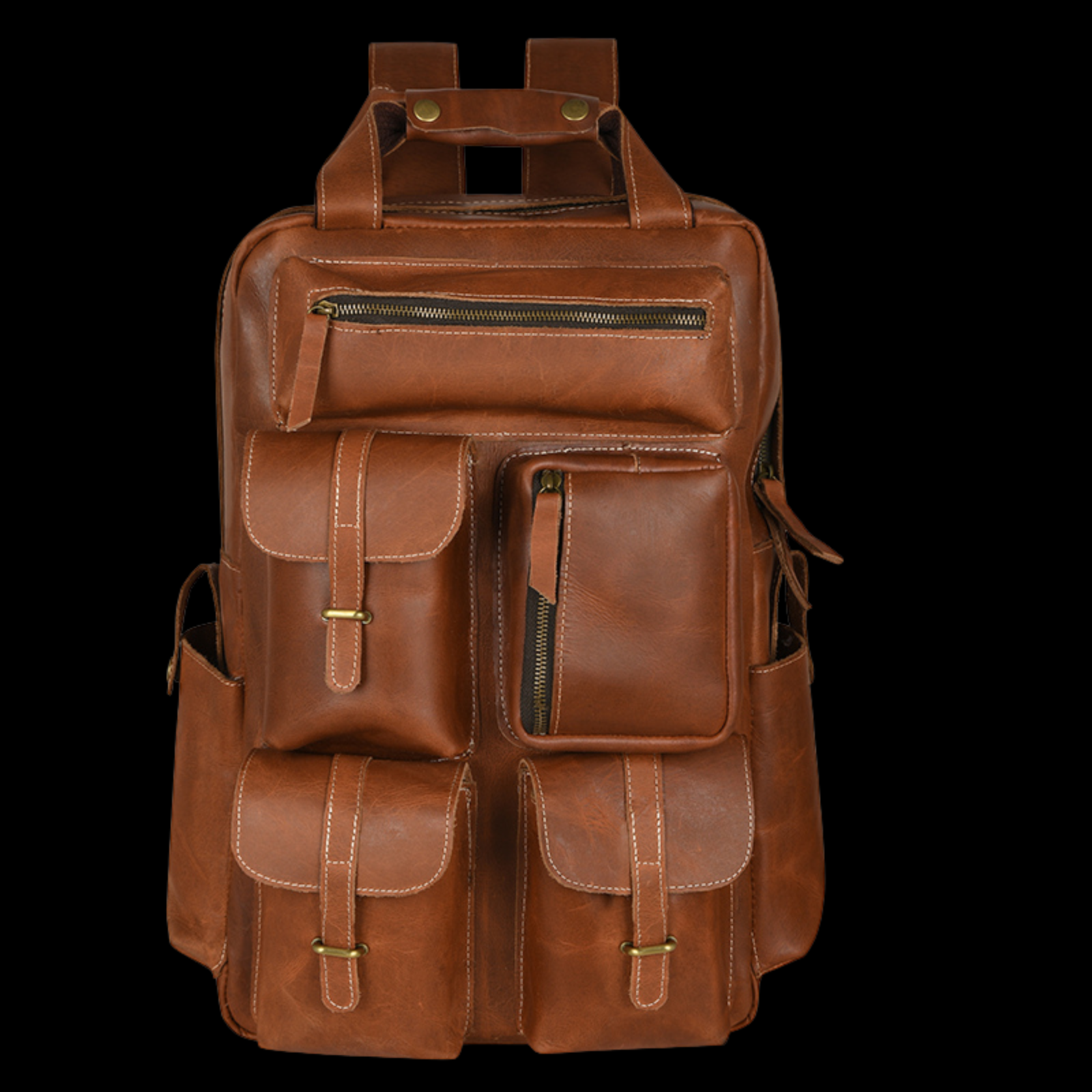 Leather Hush Premium  Leather Backpack
