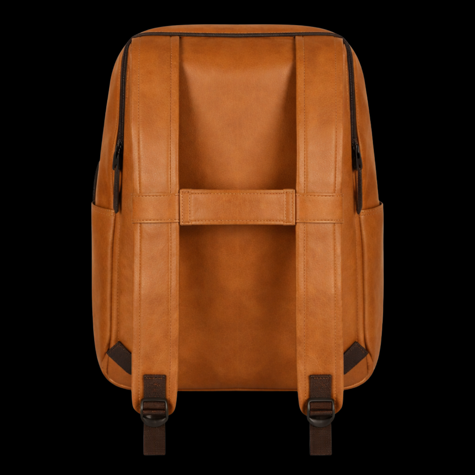 LeatherHush Premium Buffalo Leather Backpack
