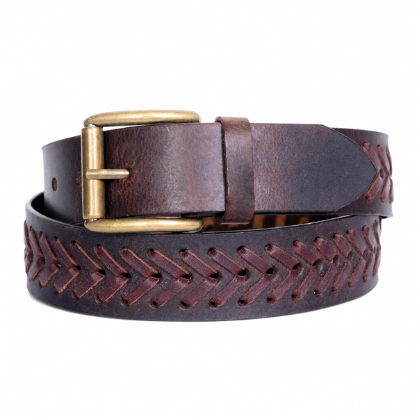 The Timberline Classic Buffalo Leather Belt