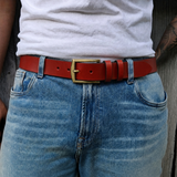 The Valmont Buffalo Leather Belt