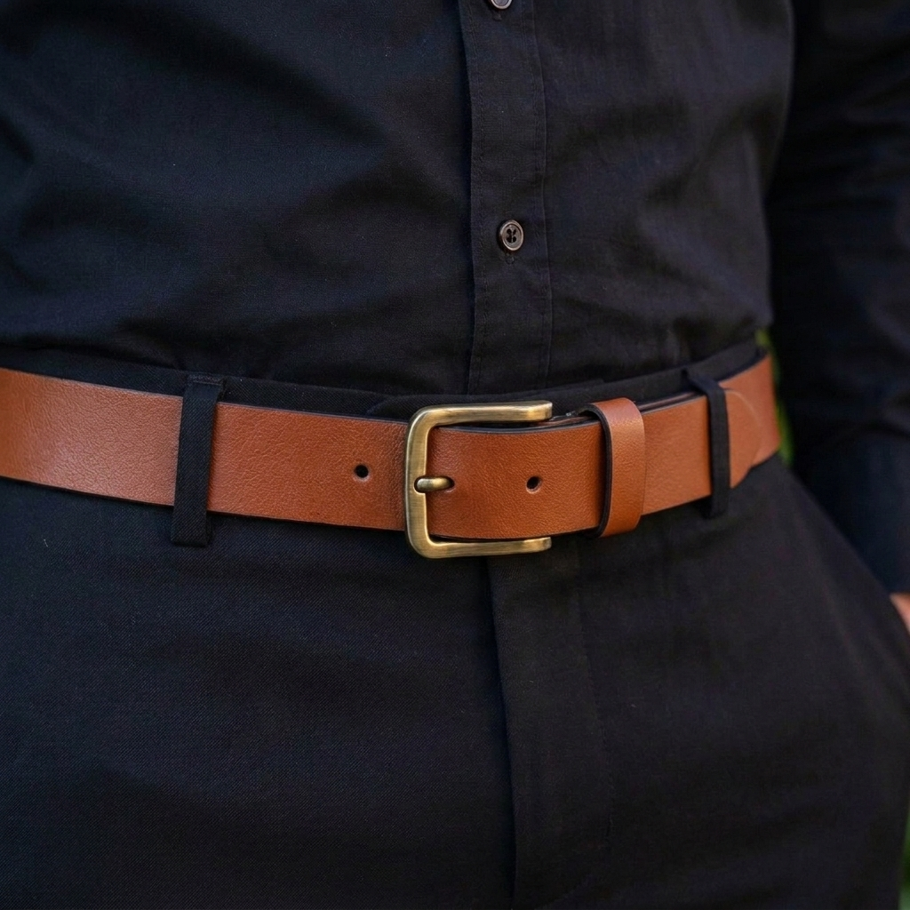 The Kensington Buffalo Leather Belt