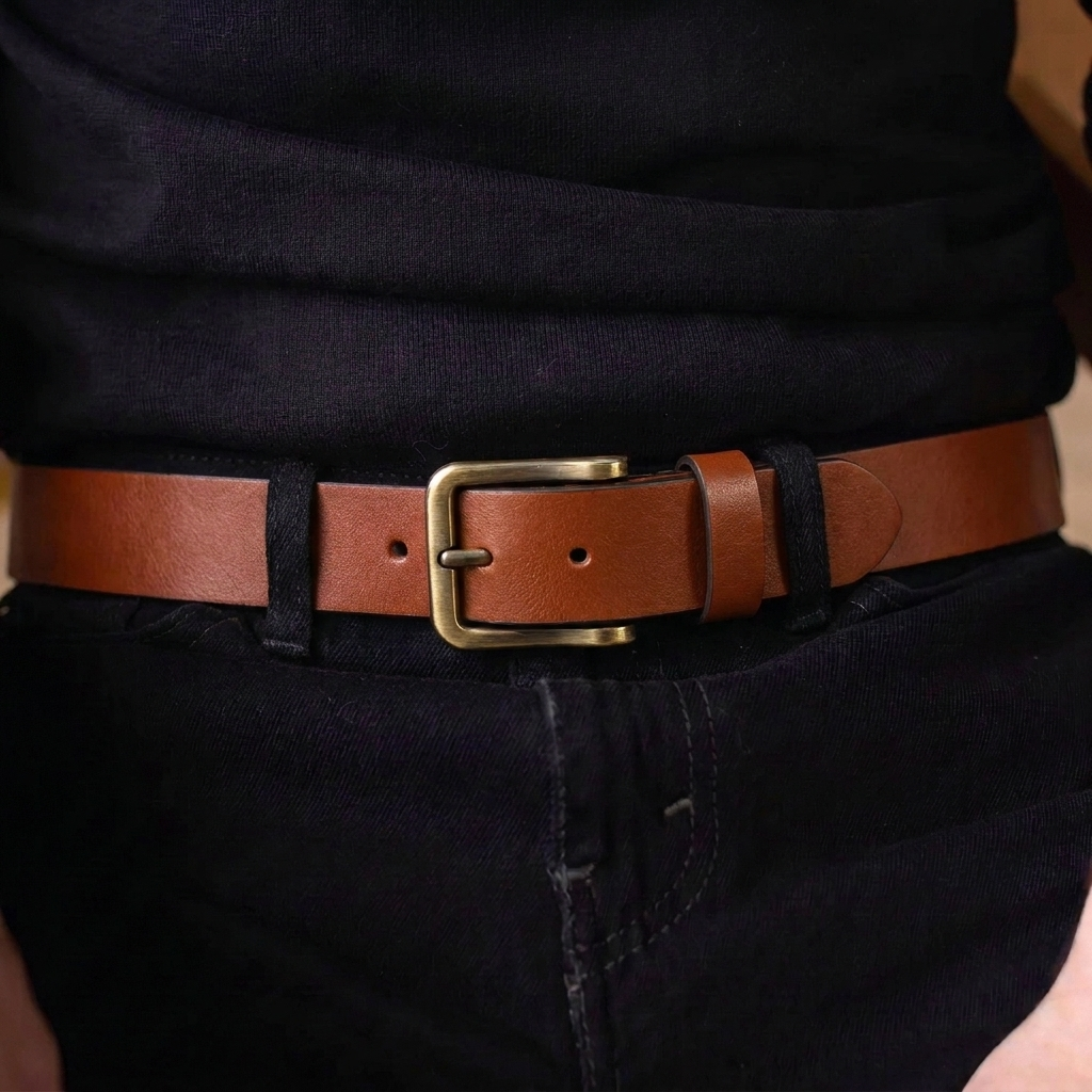 The Kensington Buffalo Leather Belt
