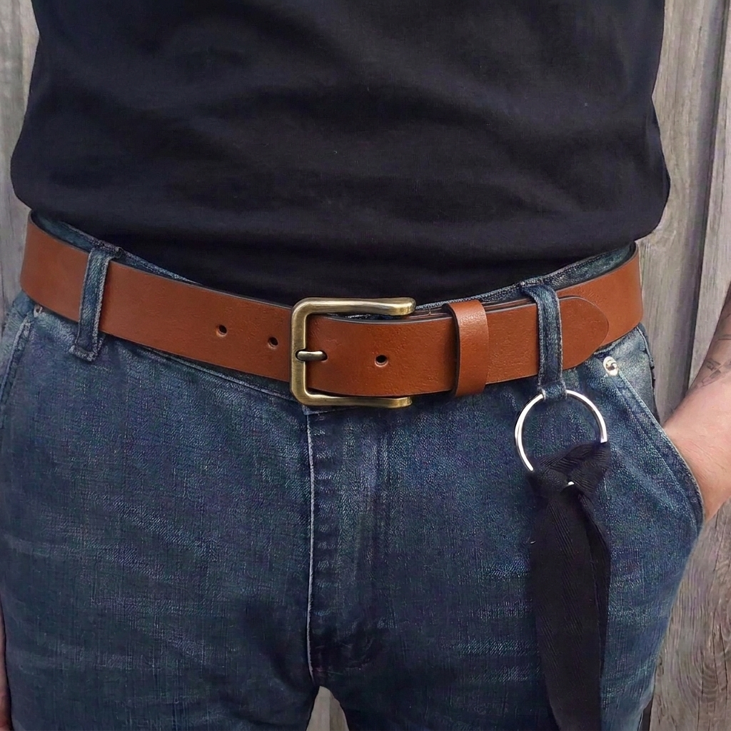 The Kensington Buffalo Leather Belt