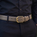The Ellington Dress Buffalo Leather Belt