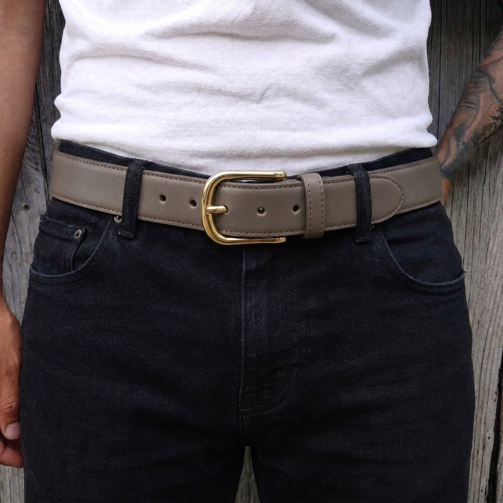 The Ellington Dress Buffalo Leather Belt