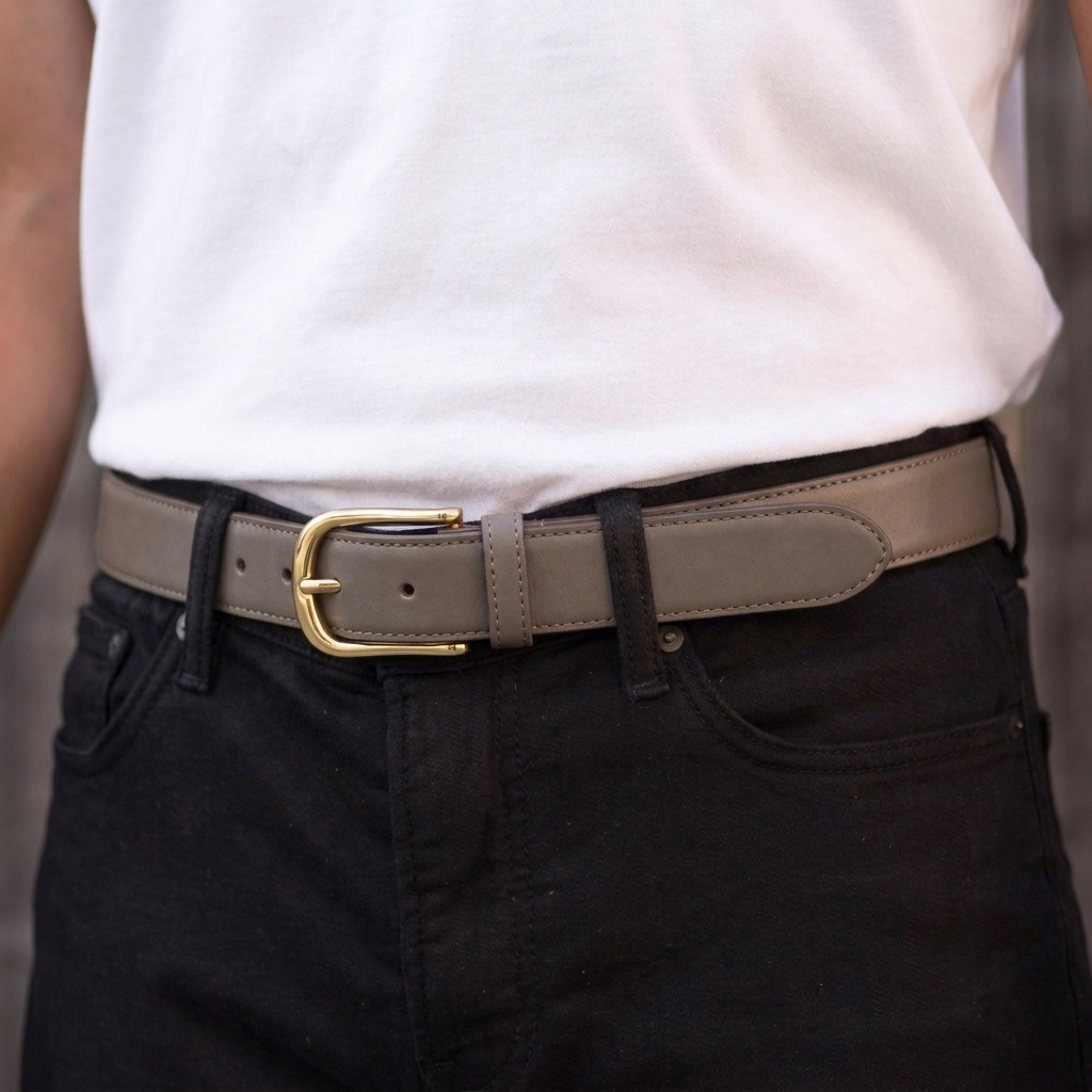 The Ellington Dress Buffalo Leather Belt