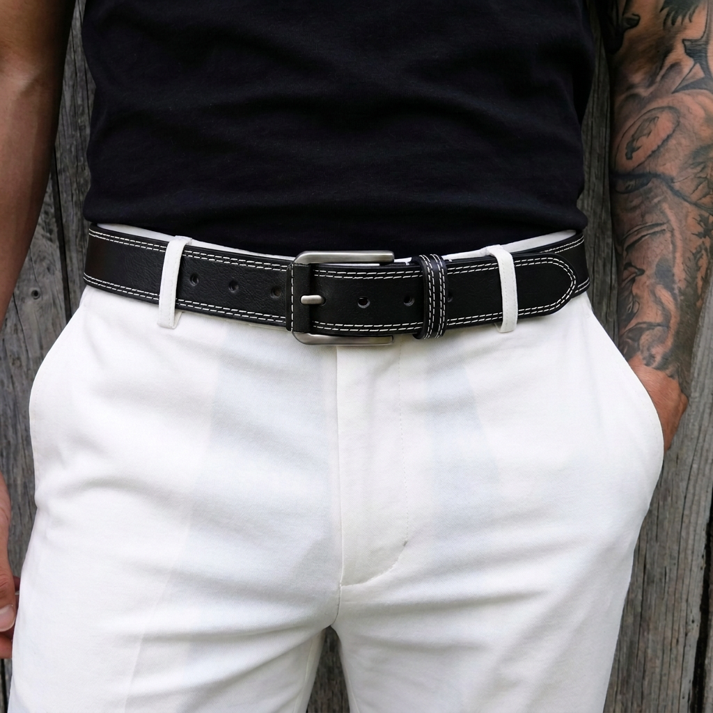 The Windsor Buffalo Leather Belt