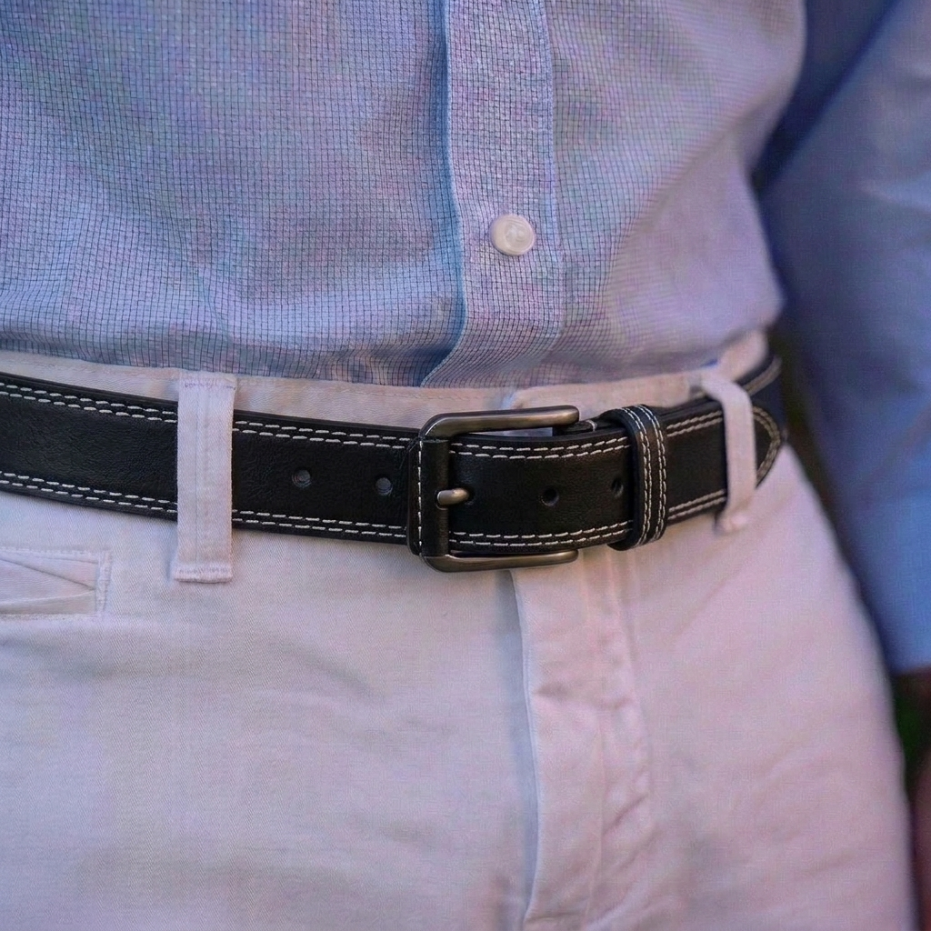 The Windsor Buffalo Leather Belt