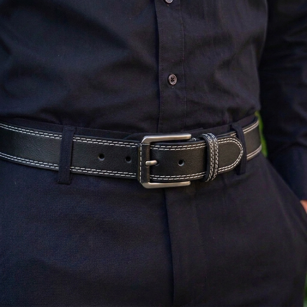 The Windsor Buffalo Leather Belt