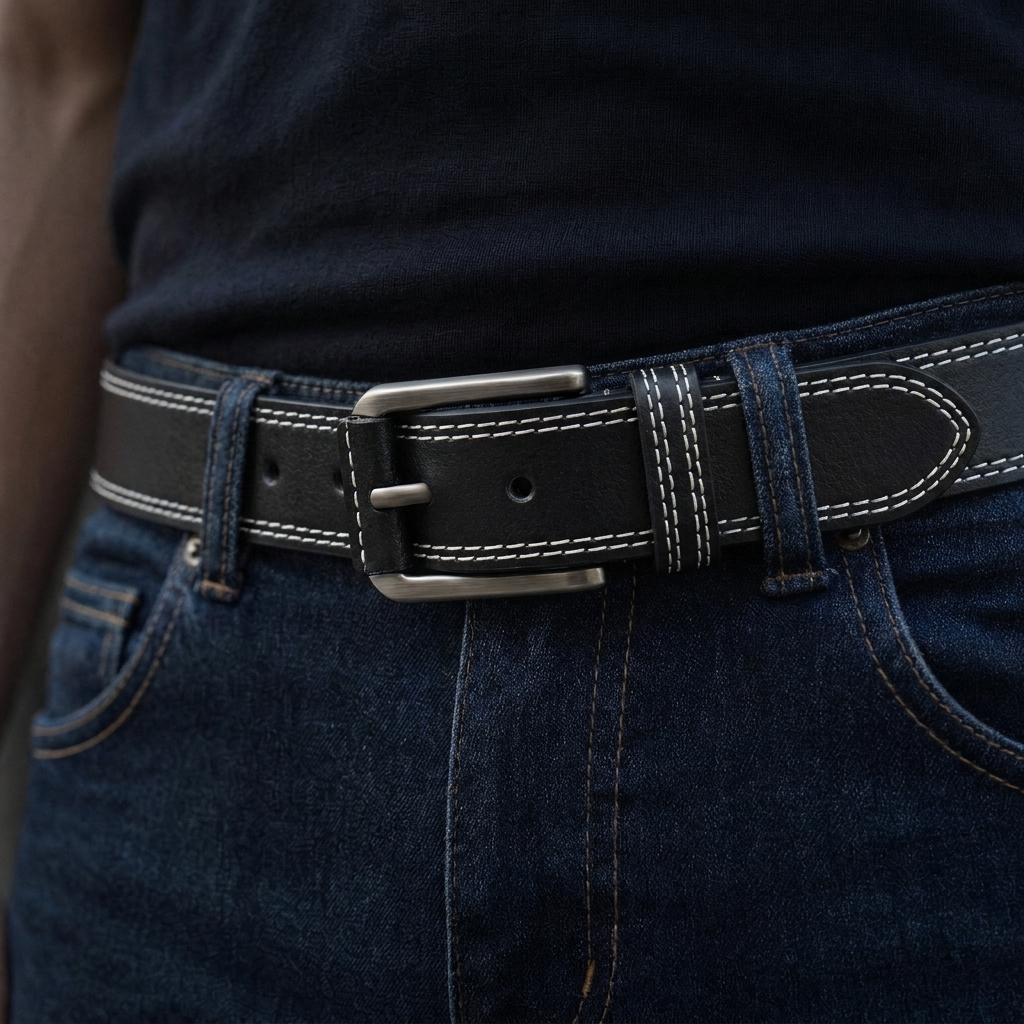 The Windsor Buffalo Leather Belt