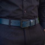 The Sovereign Blue Buffalo Leather Belt