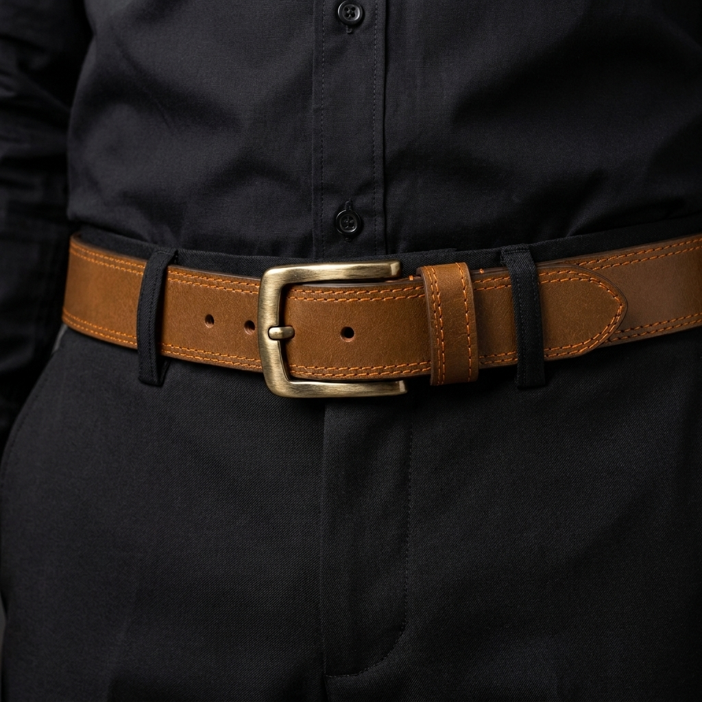 The Alderwick Buffalo Leather Belt
