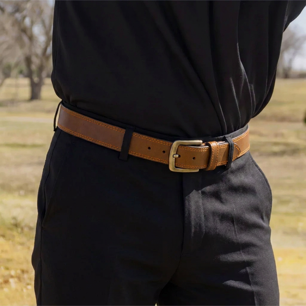 The Alderwick Buffalo Leather Belt