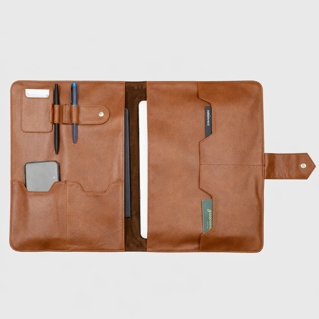 Handcrafted Leather Laptop File